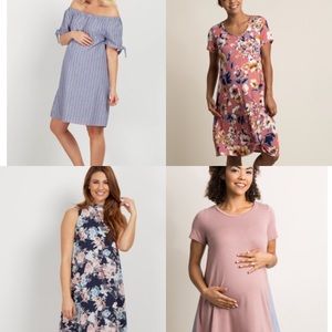 Four PinkBlush Maternity Dressed! All NWT